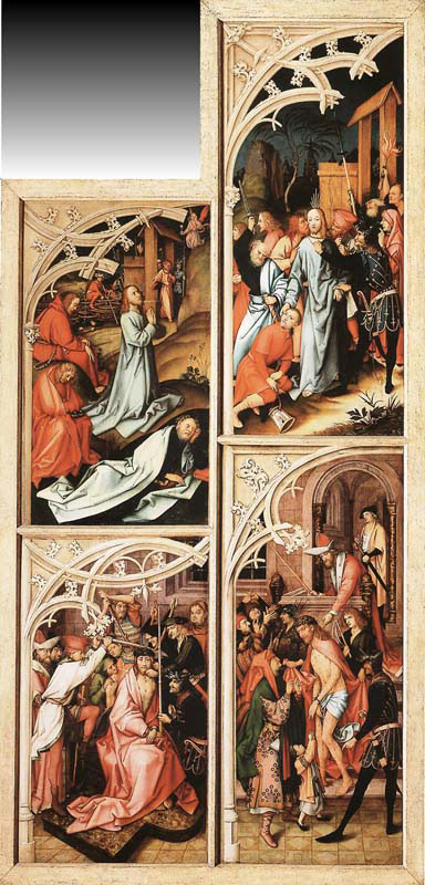 Eight Scenes from the Passion of Christ Left Panel